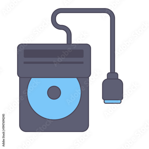 External CD Drive Icon