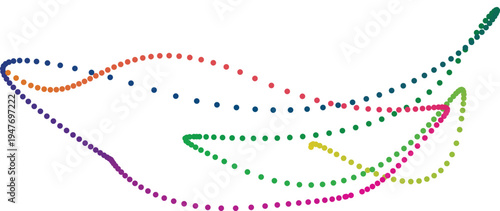 Vector illustration of a woman face with lips on an abstract background featuring a wave pattern and halftone dot texture for a creative art design template