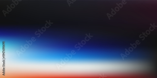 Abstract grainy gradient background with smooth color transitions from deep blue to warm orange, featuring a textured noise overlay.
