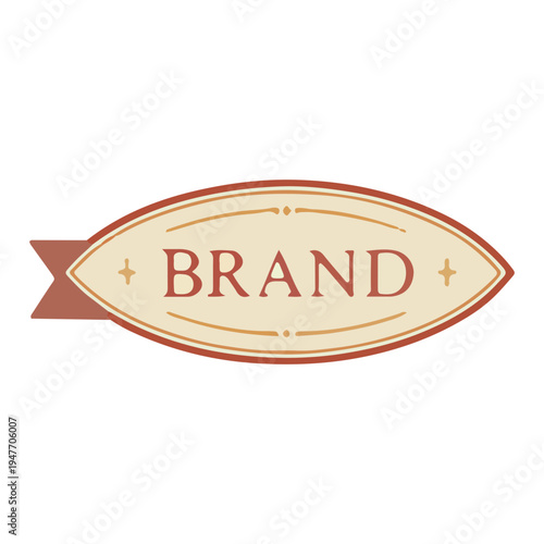 Vintage Brand Label Badge