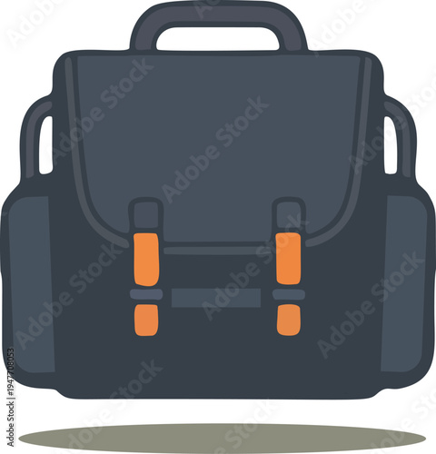 vector illustration of a cameramen bag
