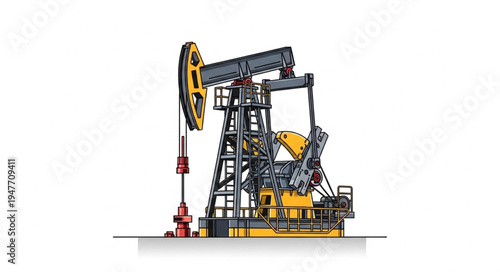 Oil Pump Jack Machine.