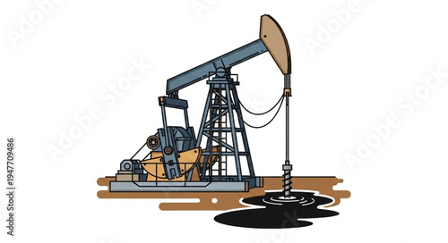 Oil Pump Jack Machine.