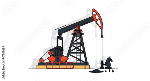 Oil Pump Jack Machinery.