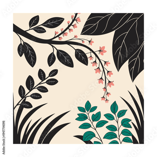 Abstract Minimal Flat Illustration Set with Nature, Lifestyle and Creative Concepts