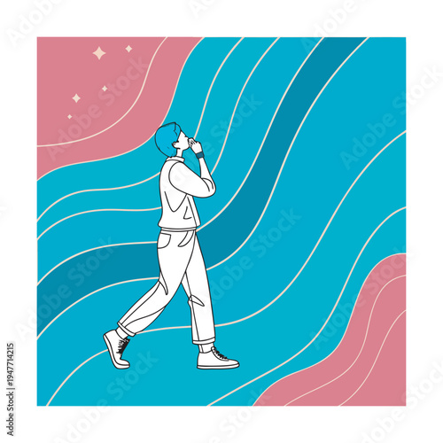 Abstract Minimal Flat Illustration Set with Nature, Lifestyle and Creative Concepts