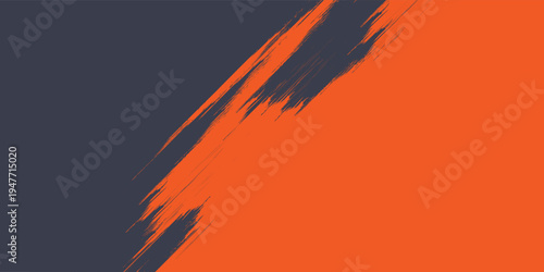 Minimal Abstract Orange Grunge Scratch Background Template. Eps10 vector.