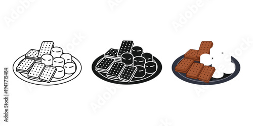 Assorted sushi platters with various toppings and colors