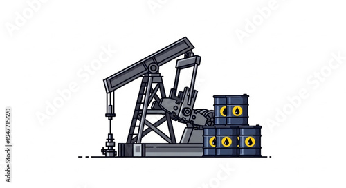 Oil Pump Jack Machinery Equipment.