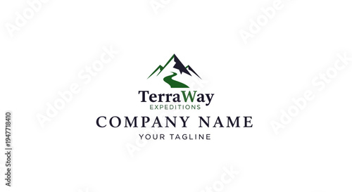 TerraWay Expeditions company logo template.