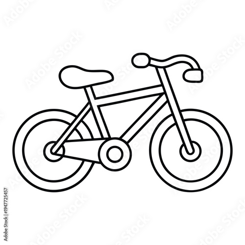 A classic bicycle with sturdy frame, two wheels, and handlebars, perfect for a leisurely ride, city commute, or exploring nature with freedom and fun.
