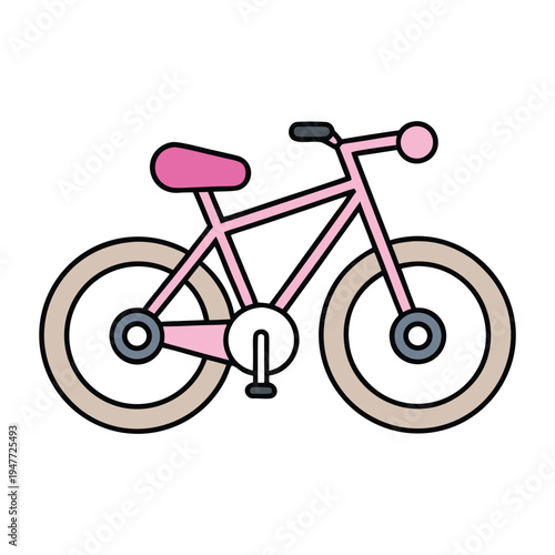 A classic bicycle with sturdy frame, two wheels, and handlebars, perfect for a leisurely ride, city commute, or exploring nature with freedom and fun.
