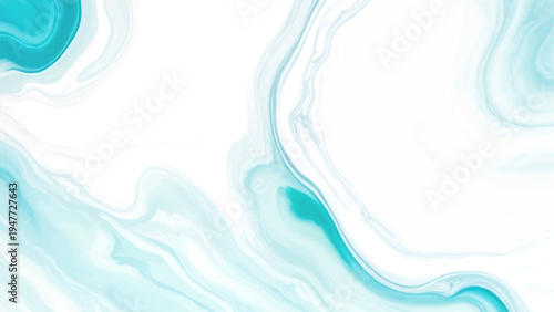 Vector Aqua Serenity liquid aqua gradients swirl and blend, with serene ethereal movement fluid dance, evoke calmness, expression.