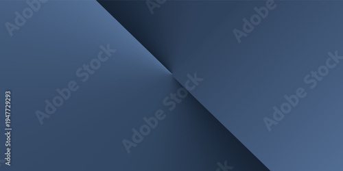 Modern black dark blue white abstract background. Minimal. Color gradient. Web banner. Geometric shape. 3d effect. Lines stripes triangles. Design. Futuristic. Metal metallic effect. Luxury. Premium.