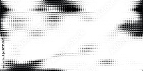 Vector halftone gradient texture. black grunge background. Geometric retro halftone tech overlay. dynamic background design