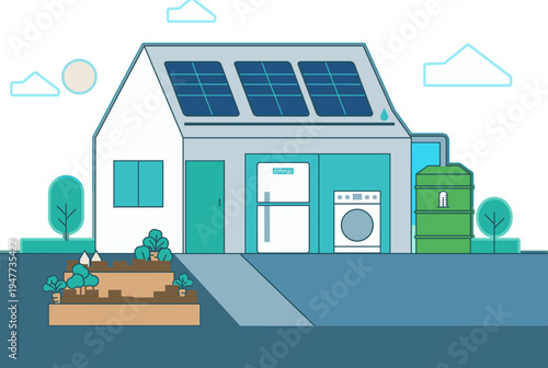 Sustainability Report Illustration