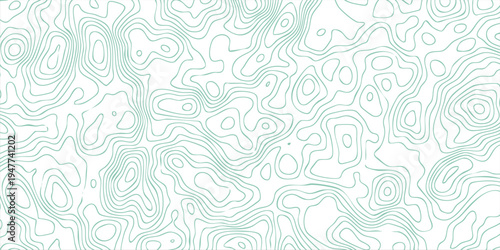 Abstract White wave paper curved reliefs background, topographic contours map background, Topography map background Topographic map pattern. vector design