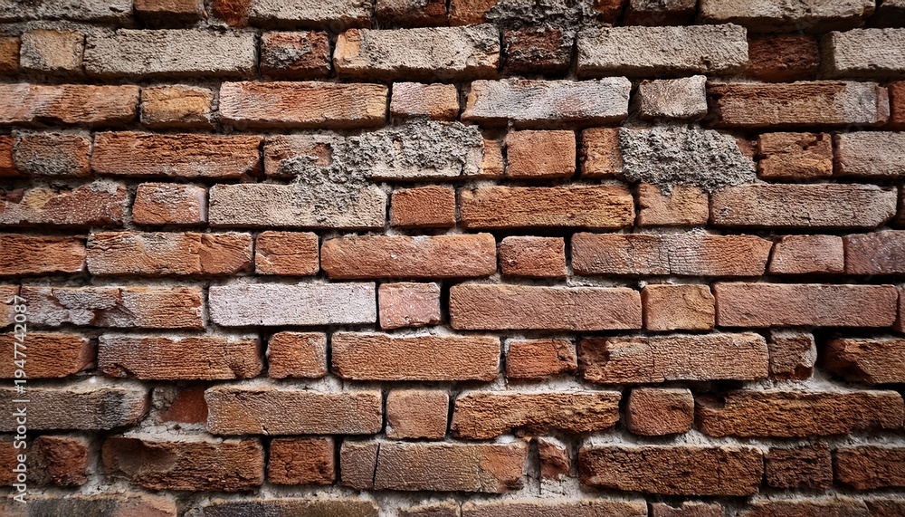 Obraz premium cracked concrete vintage brick wall background