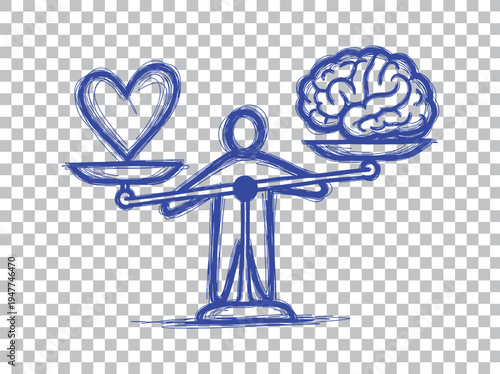 Romantic Valentine vector illustration of a pink heart tree silhouette as a symbolic art decoration for a holiday greeting card