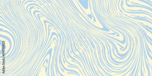 Fluidity in pastel shades, A captivating dance of light blue and cream forms an abstract, swirling texture, evoking a sense of calm and rhythmic movement.vector.eps 10