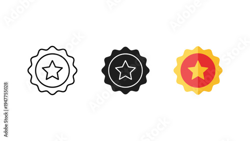 Colorful gear icons set in flat design vector illustration for business and technology concepts