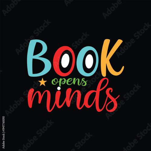 Book opens minds inspirational reading quote