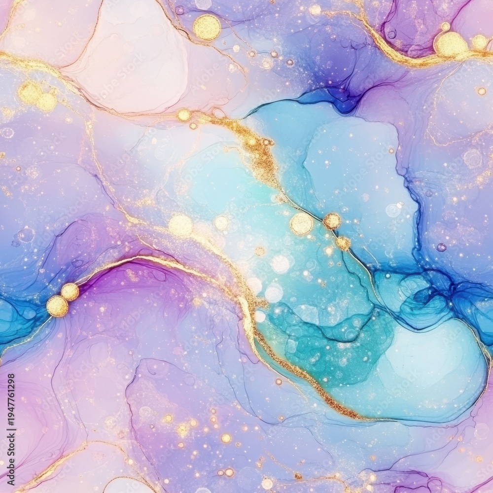 Fototapeta premium Abstract Fluid Art: A captivating swirl of vibrant hues and textures, this abstract artwork invites the viewer into a world of artistic expression, evoking a sense of creativity and wonder.