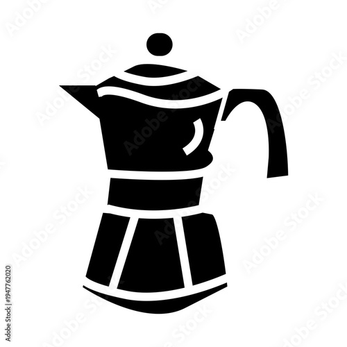 coffee maker vector illustration glyph icon