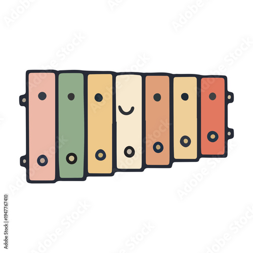Cute Xylophone Illustration