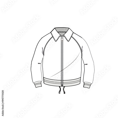 Girls raglan jacket