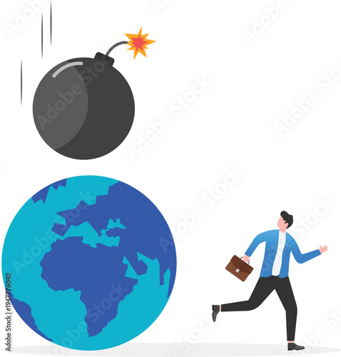 Professional Escaping Global Financial Crisis Bomb