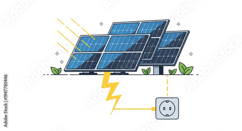 Solar Panel Electricity Generation System.