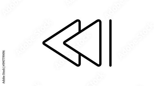 Black play button icons on white.