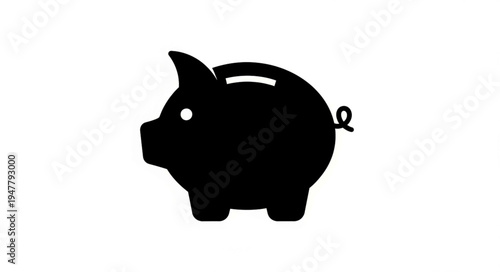 piggy bank on white background