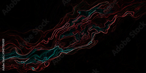 Vector Abstract flowing lines, dynamic motion, vibrant energy, and the dance of color, flowing patterns and design.