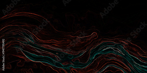 Vector Abstract swirling vibrant energy flow and dynamic colored lines modern art design and creative pattern digital illustration fluid motion futuristic graphic concept.