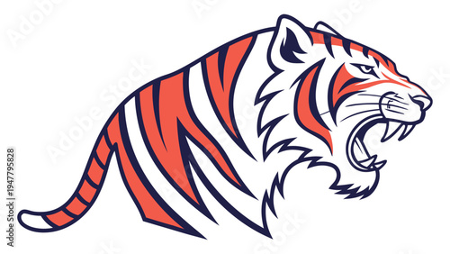 tiger head vector