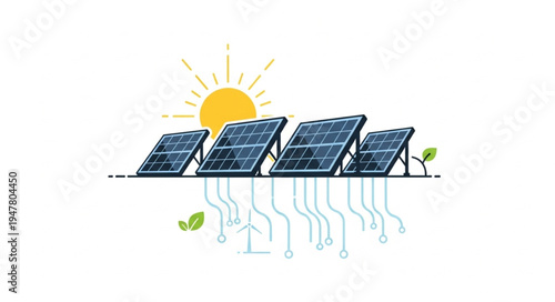 Solar Panels Renewable Energy Source.