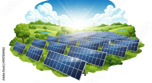 Solar Panels Renewable Energy Source.