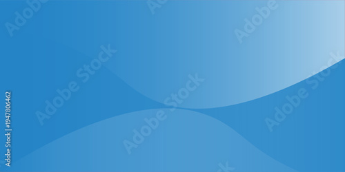 Blue Abstract Wave Background With Smooth Gradient Curves for Modern Minimal Design