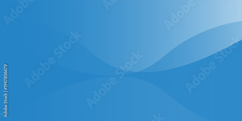 Abstract Blue Wave Background With Smooth Gradient and Fluid Modern Design for Technology