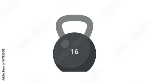 Kettlebell vector illustration