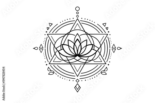 Abstract Circuit Style Geometric Line Pattern Technology Vector Background