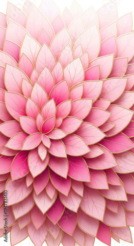 Delicate pink and white feather-like floral arrangement against a soft background