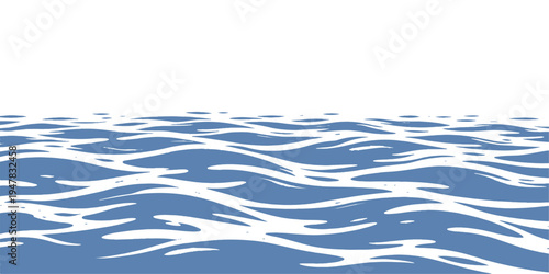 Abstract the gentle movement of water undulates in a serene visual, an ode to the fluidity and tranquility of the ocean.