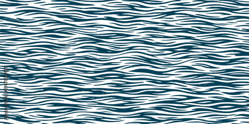 Abstract tranquil water ripples, with undulating waves, evokes a sense of serenity, a perfect pattern for design, capturing the essence of water's fluidity.
