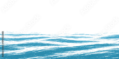 Abstract an idyllic expanse of the sea, its rippling surface mirroring the vastness of the azure sky, evoking a sense of tranquility.