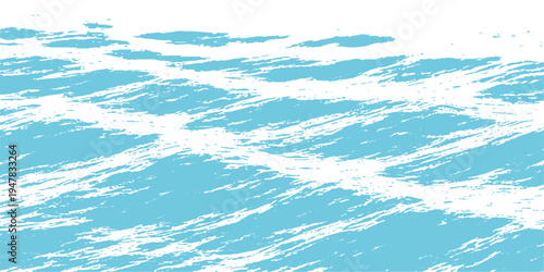 Abstract rendering of water's surface, a calming visual journey of a blue hue. 