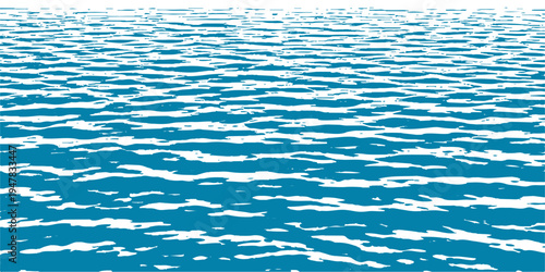 Abstract serene expanse of turquoise water, capturing the essence of tranquility with rippling surface.