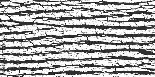 Abstract the textured surface of aged bark, revealing a pattern of rough ridges and intricate cracks, offering a glimpse into the resilient character of the natural world.